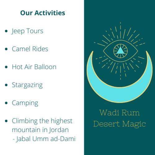 Desert Magic Camp & Resort Wadi Rum Zewnętrze zdjęcie